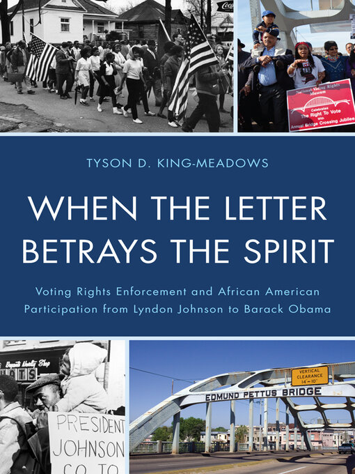 Title details for When the Letter Betrays the Spirit by Tyson King-Meadows - Available